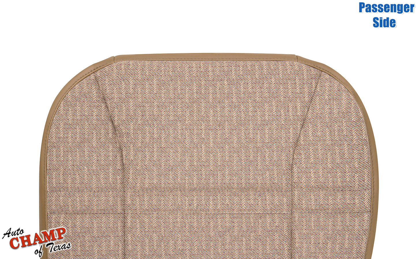 1997-1998 Jeep Cherokee Sport SE passenger side bottom seat cover tan saddle top view