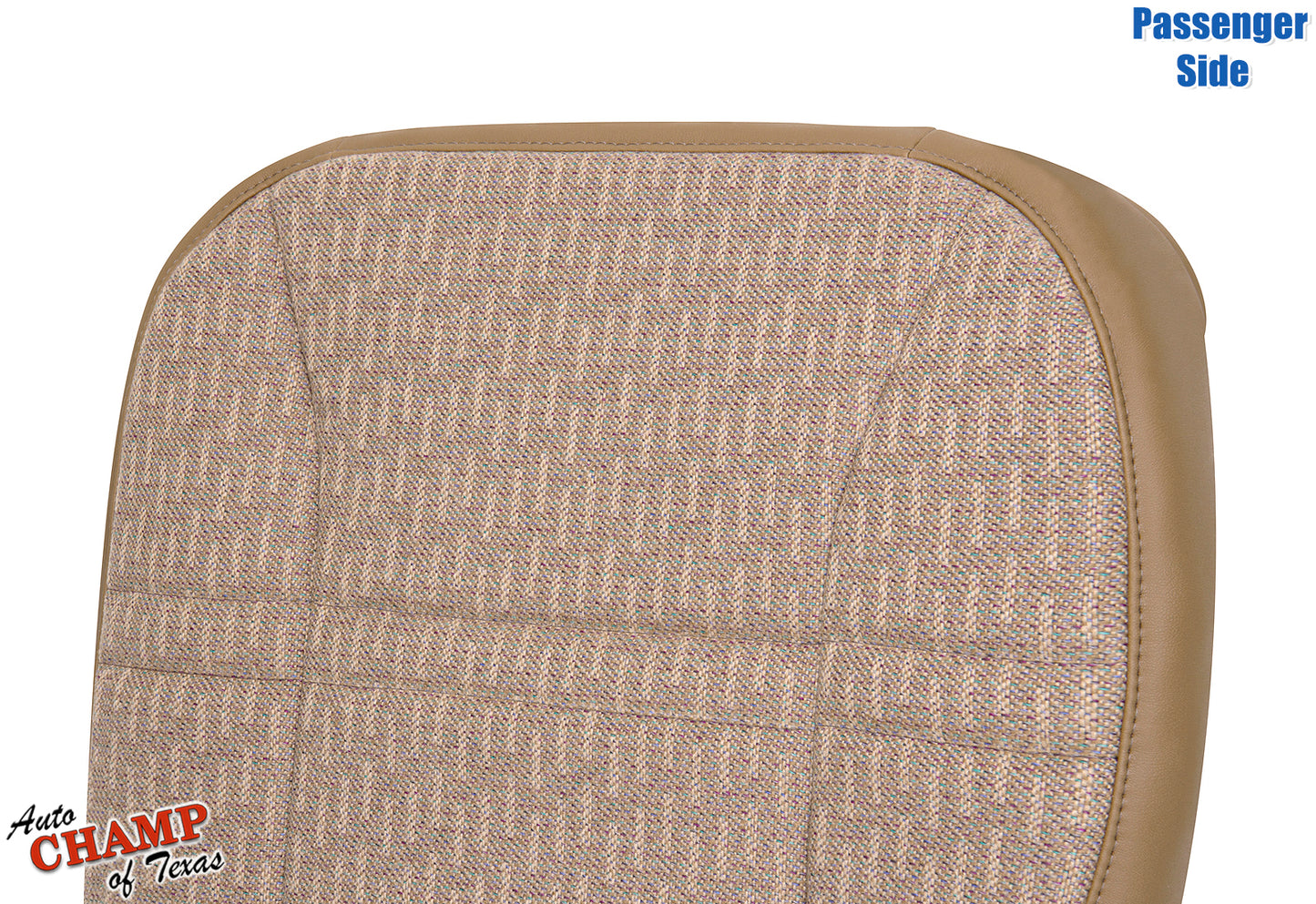 1997-1998 Jeep Cherokee Sport SE passenger side bottom seat cover tan saddle corner view