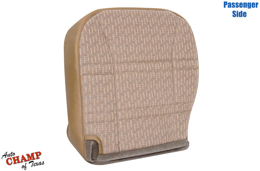 1997-1998 Jeep Cherokee Sport SE passenger seat back cover tan saddle