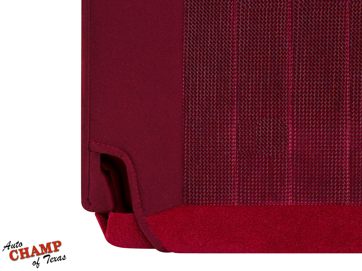 seat foam cutout dodge ram cloth cover crimson