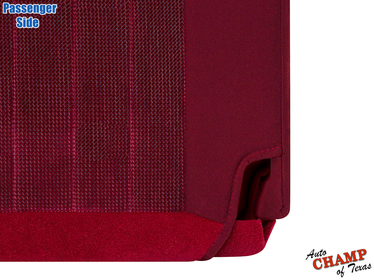 dodge ram cloth driver bottom seat crimson red
