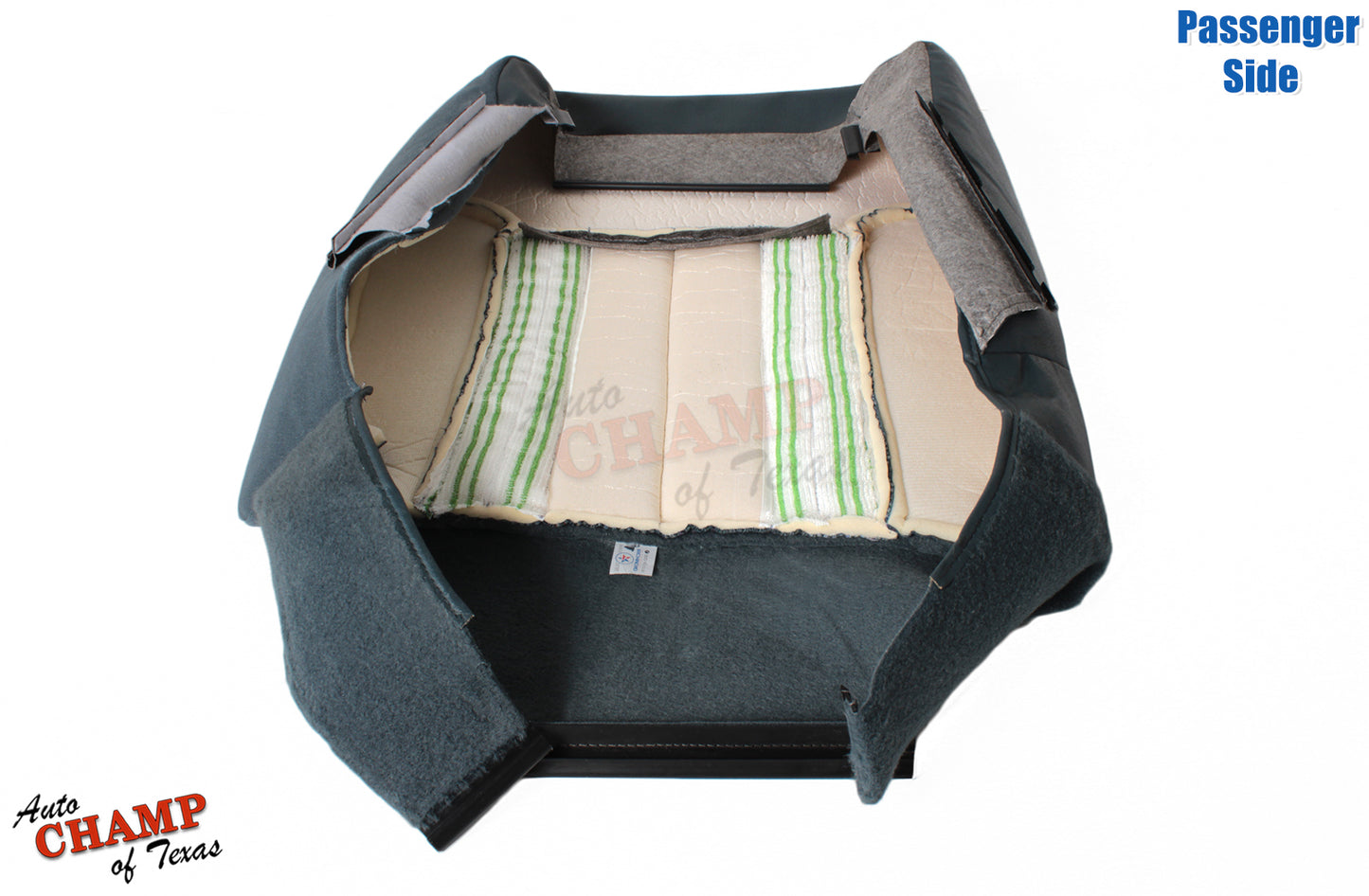 driver side seat cover spruce blue dodge ram cloth