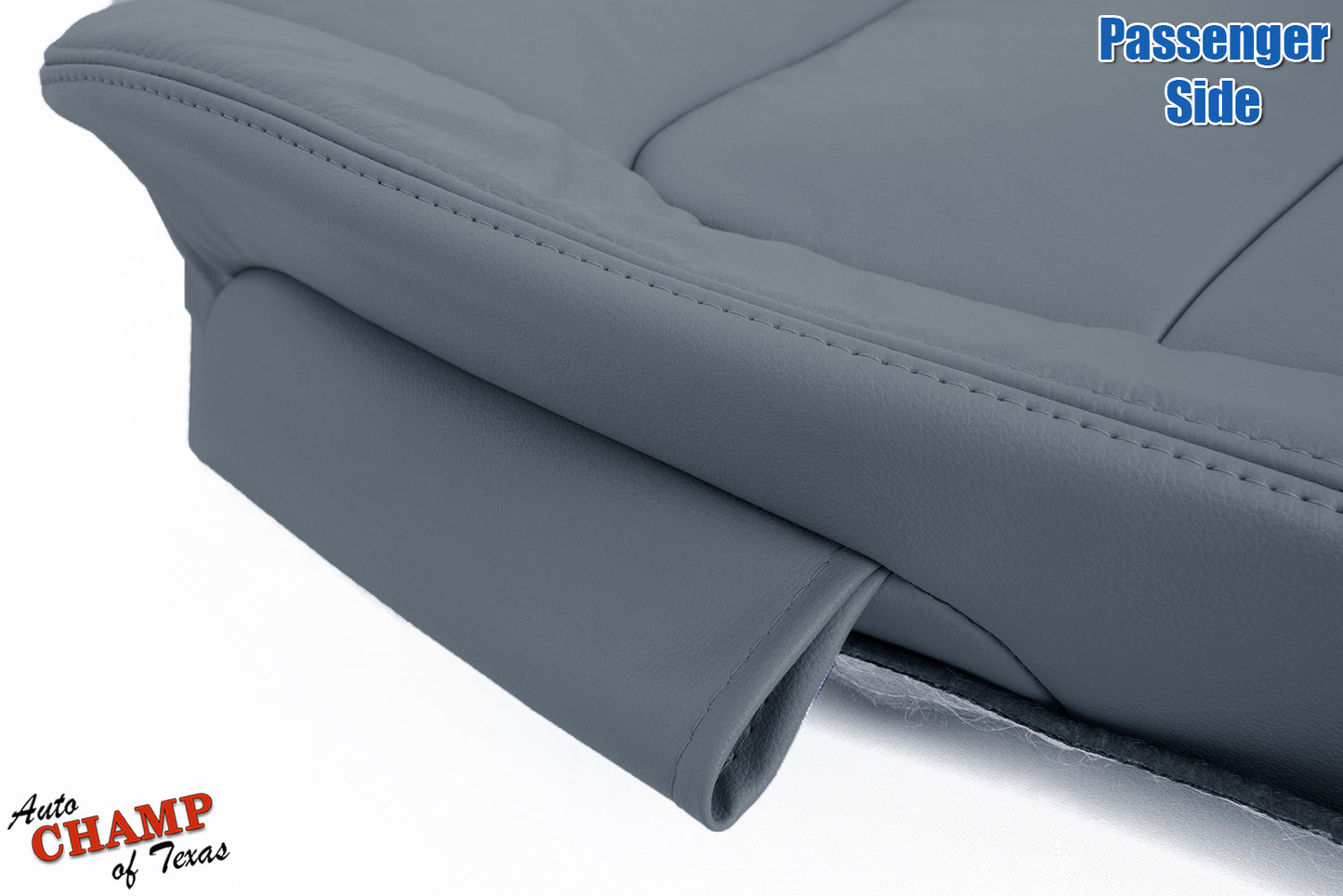 oem style leather bottom seat lexus lx470 1998 2002 gray passenger
