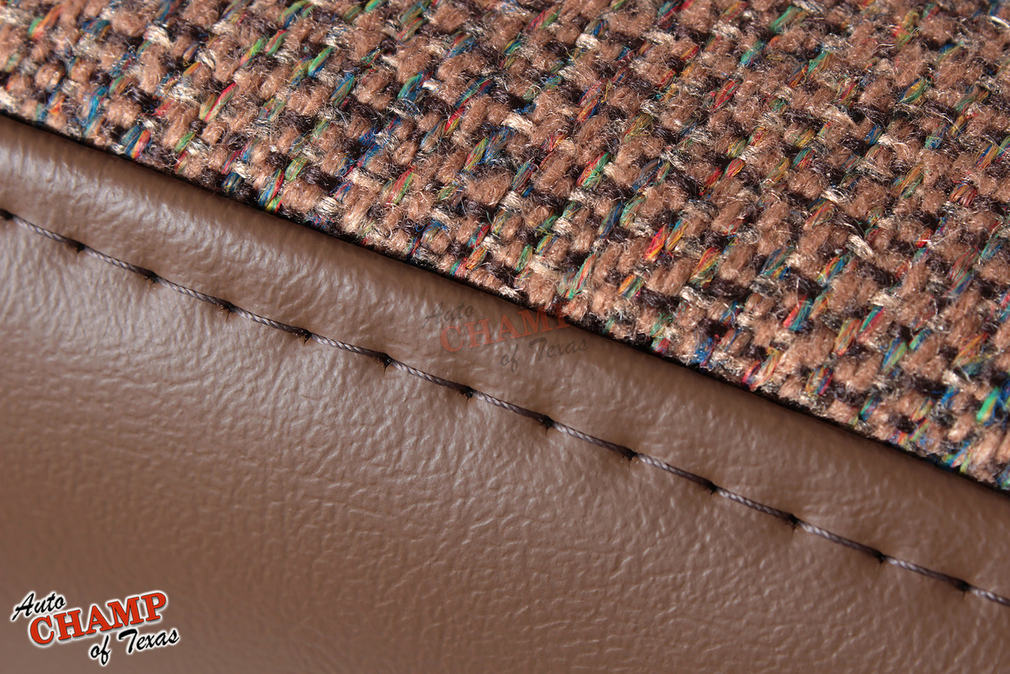 driver seat cover stitching closeup 1999 2000 gm work truck