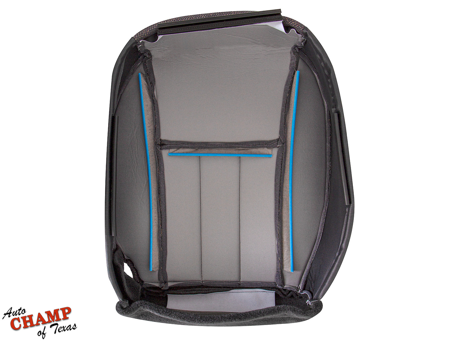 1999 2001 jeep cherokee classic driver bottom seat cover dark gray inside out view