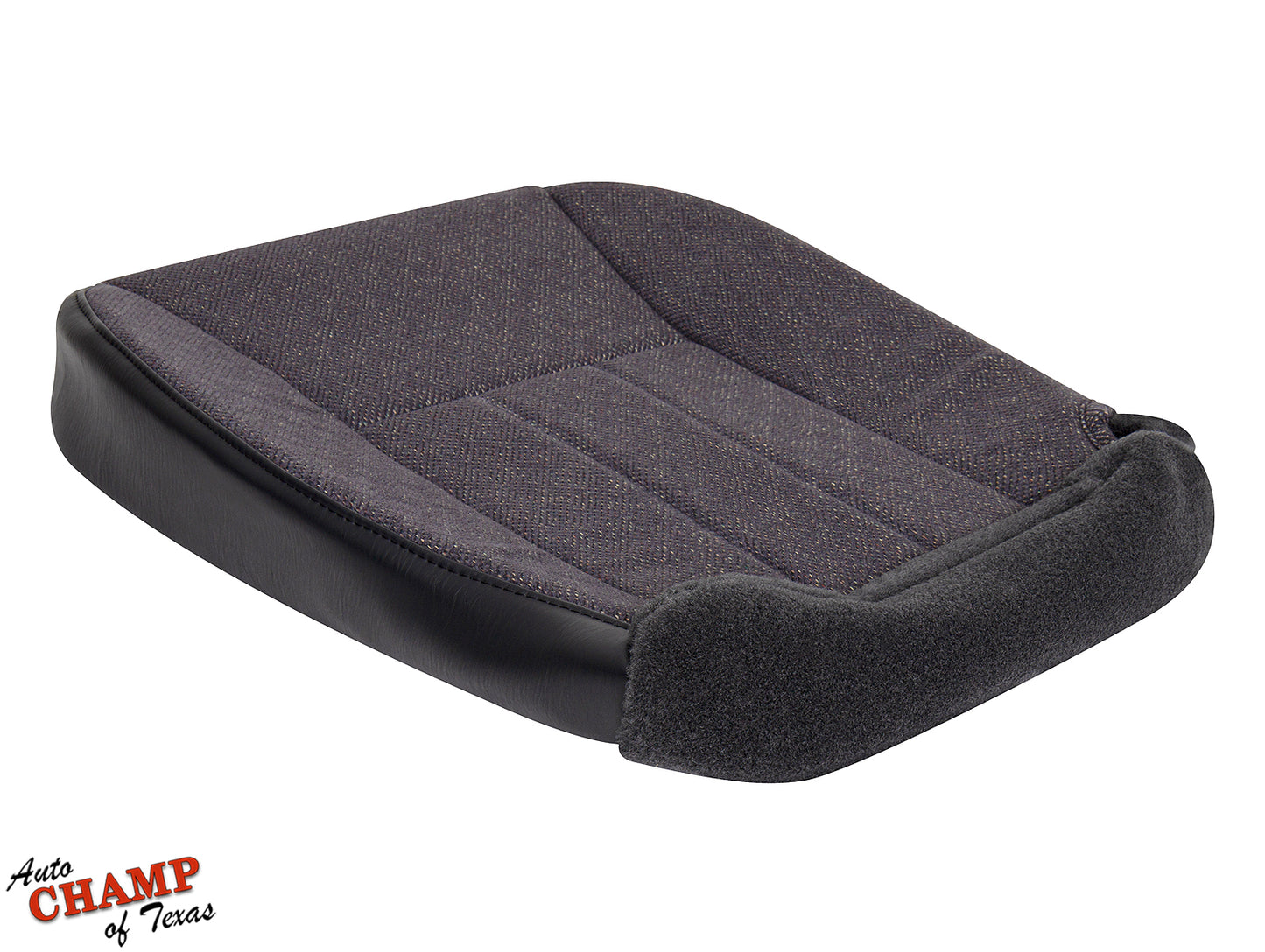 jeep cherokee classic driver side seat cover bottom dark gray angled view