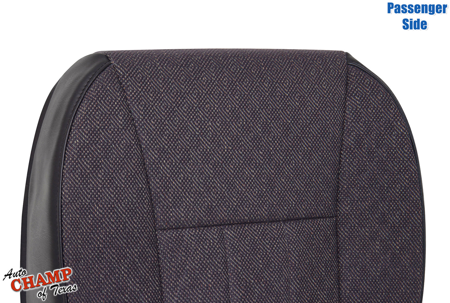 1999-2001 jeep cherokee classic passenger side bottom cloth seat cover dark gray close-up