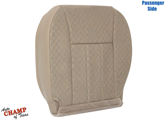 1999 2001 jeep cherokee classic passenger bottom seat cover tan camel front view