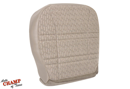 1999-2001 jeep cherokee sport se driver side bottom seat cover tan camel side angle auto champ of texas