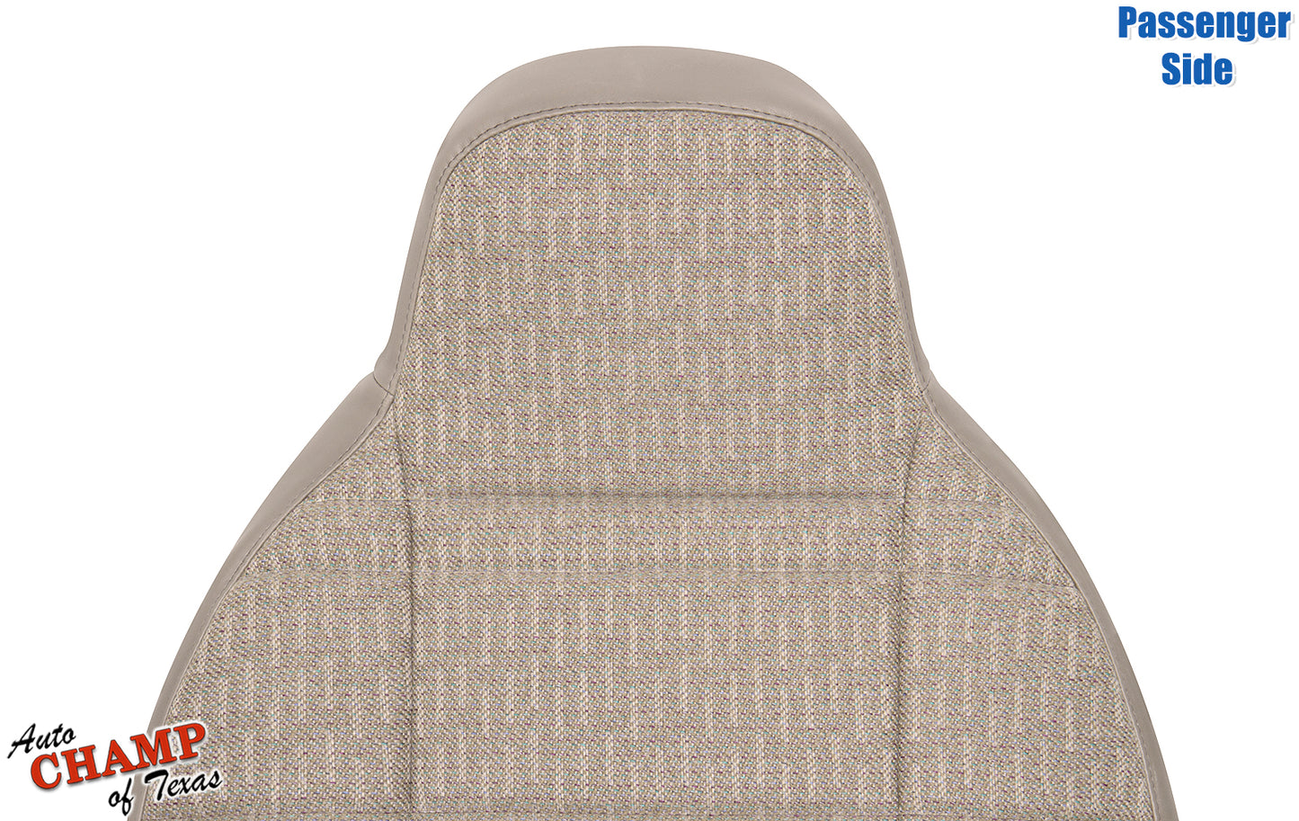 1999-2001 jeep cherokee sport se passenger side lean back tan cloth seat cover replacement close-up