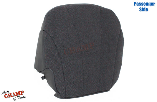 silverado truck passenger bottom cloth seat cover gray oem upholstery