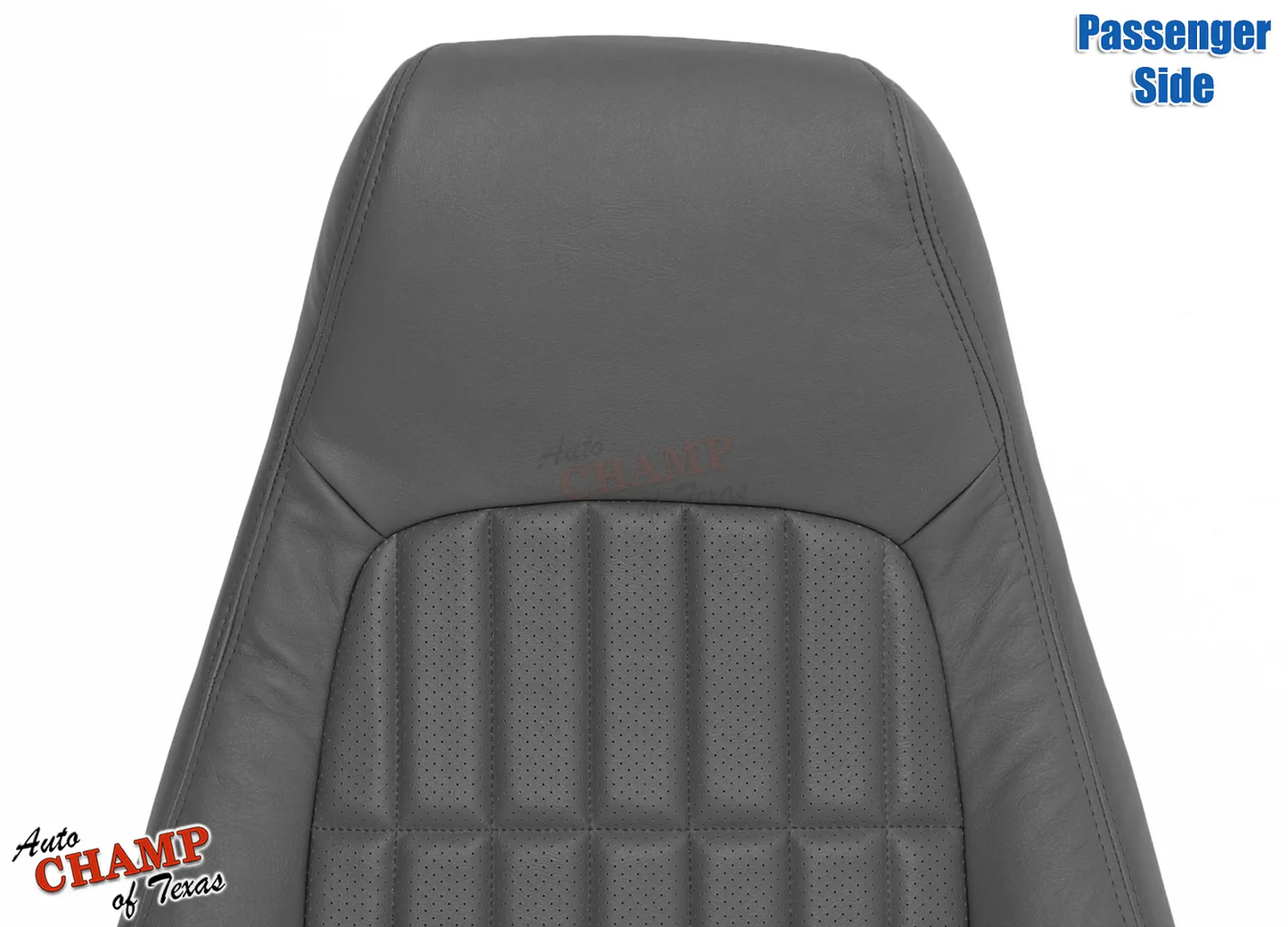 1997-1999 Chevy Camaro Z28 RS SS Passenger Lean Back Leather Seat Cover Dark Gray