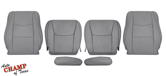 lexus gx470 leather seat cover kit gray