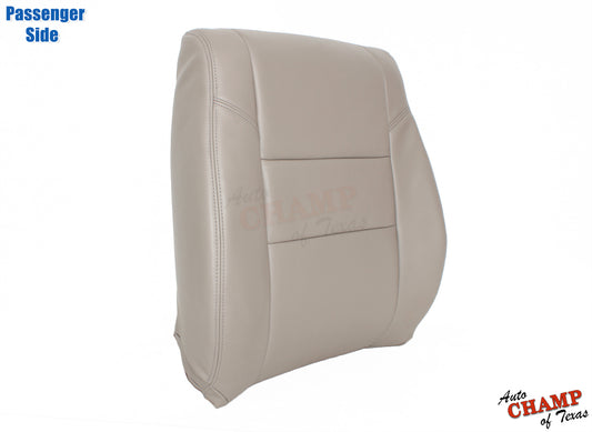 2005-2006 Toyota Tundra passenger seat cover tan leather replacement