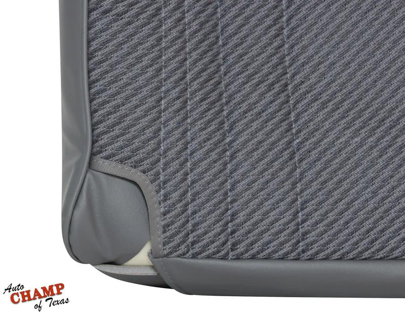 1994 1997 dodge ram 1500 st base work truck bottom cloth seat cover gray