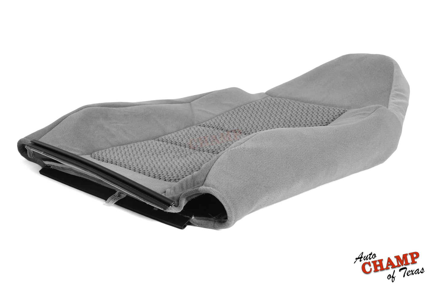 2001 ford f-250 xlt crew cab driver lean back gray cloth seat cover oem match