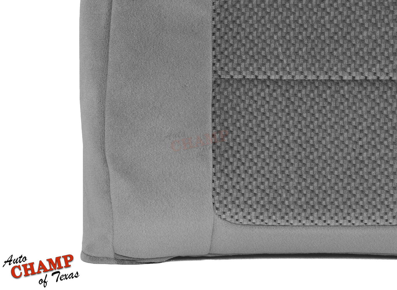2001 ford f-250 xlt crew cab driver lean back gray cloth seat cover