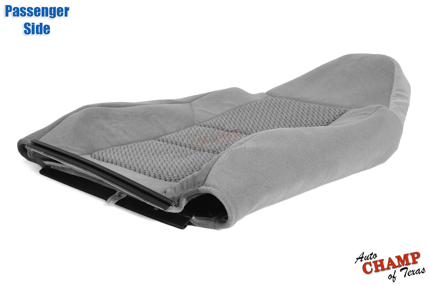 2001 ford f-250 xlt crew cab passenger lean back gray cloth seat cover