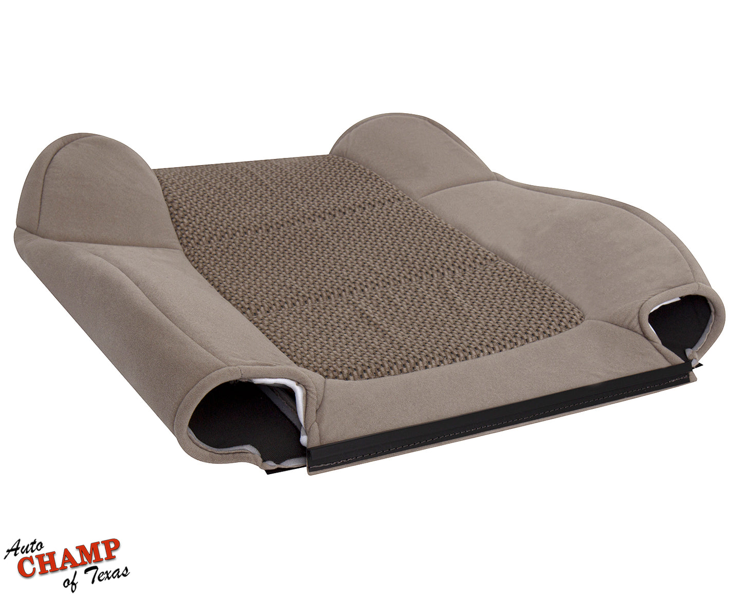 driver lean back cloth seat cover ford f150 2003 supercrew tan