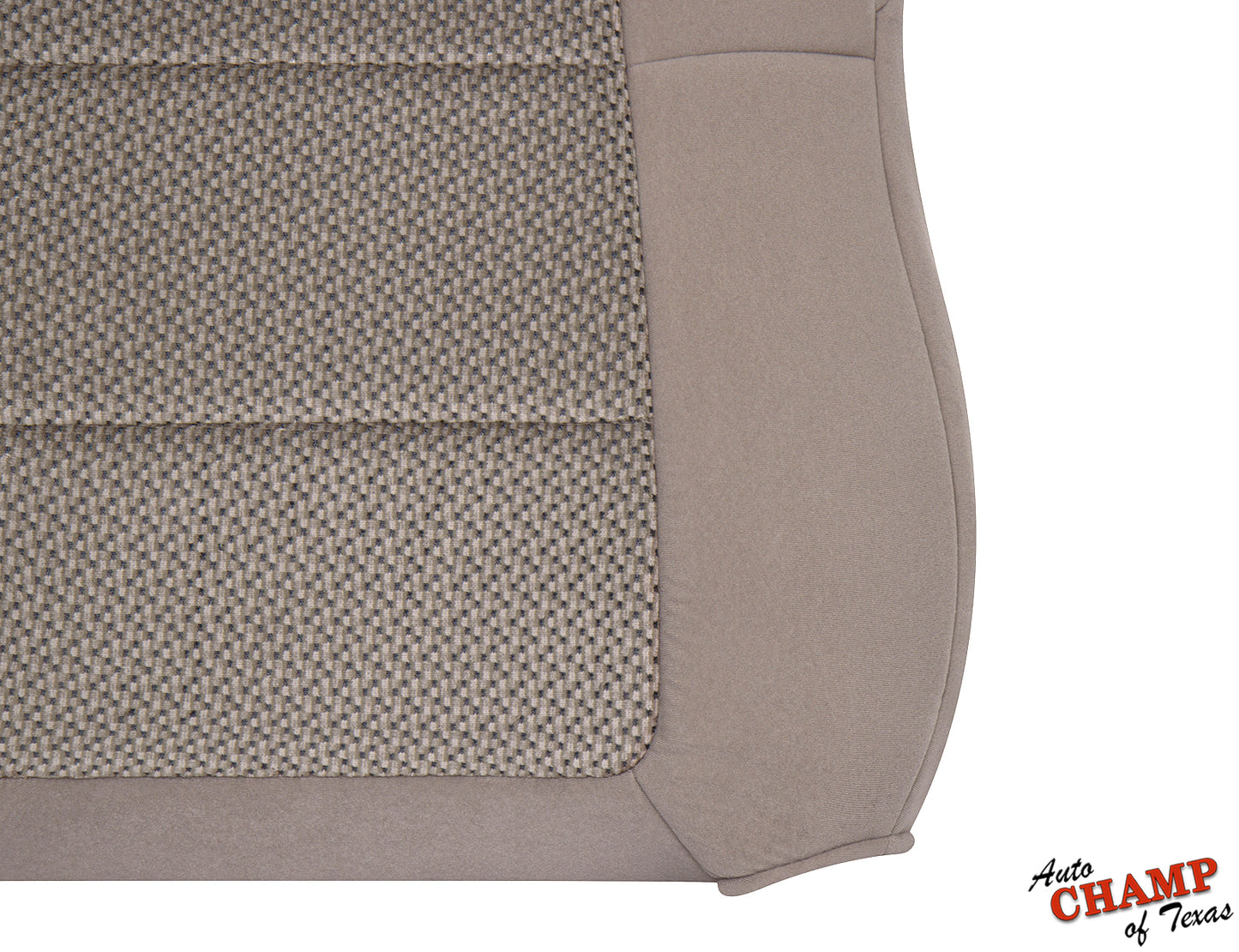 driver cloth seat cover ford f150 2003 supercrew tan lean back