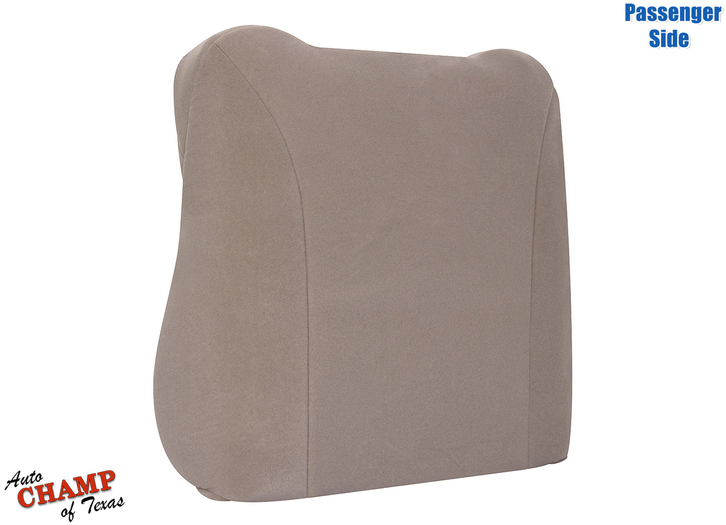 supercrew cloth tan seat backrest cover ford f150 passenger 2003