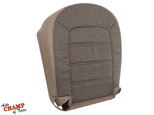 2002 2005 ford explorer xls tan cloth bottom seat cover angled view