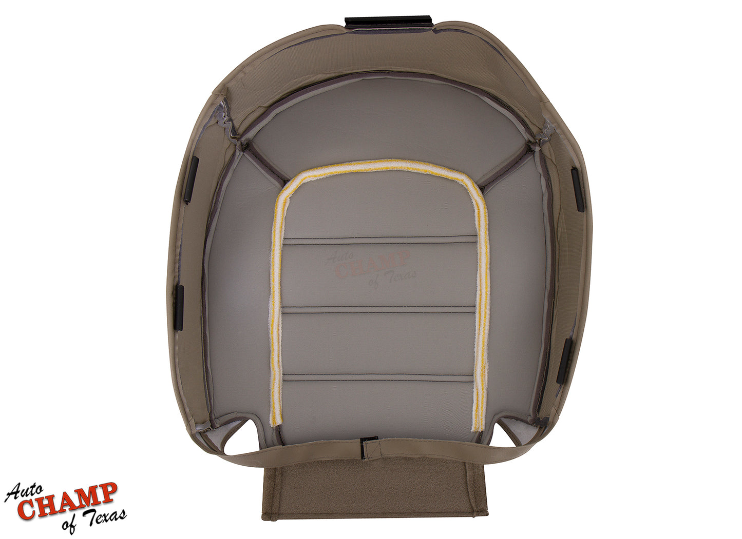 2002 2005 ford explorer xls tan cloth replacement seat cover rear view
