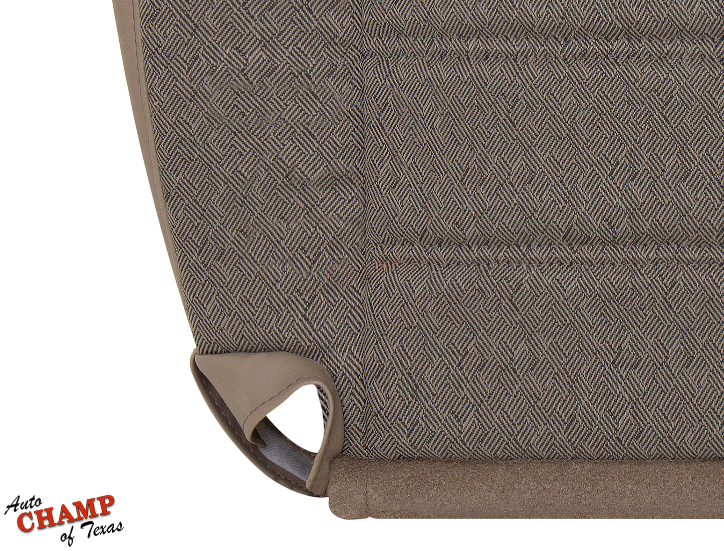 2002 2005 ford explorer xls seat bottom cover tan cloth edge view