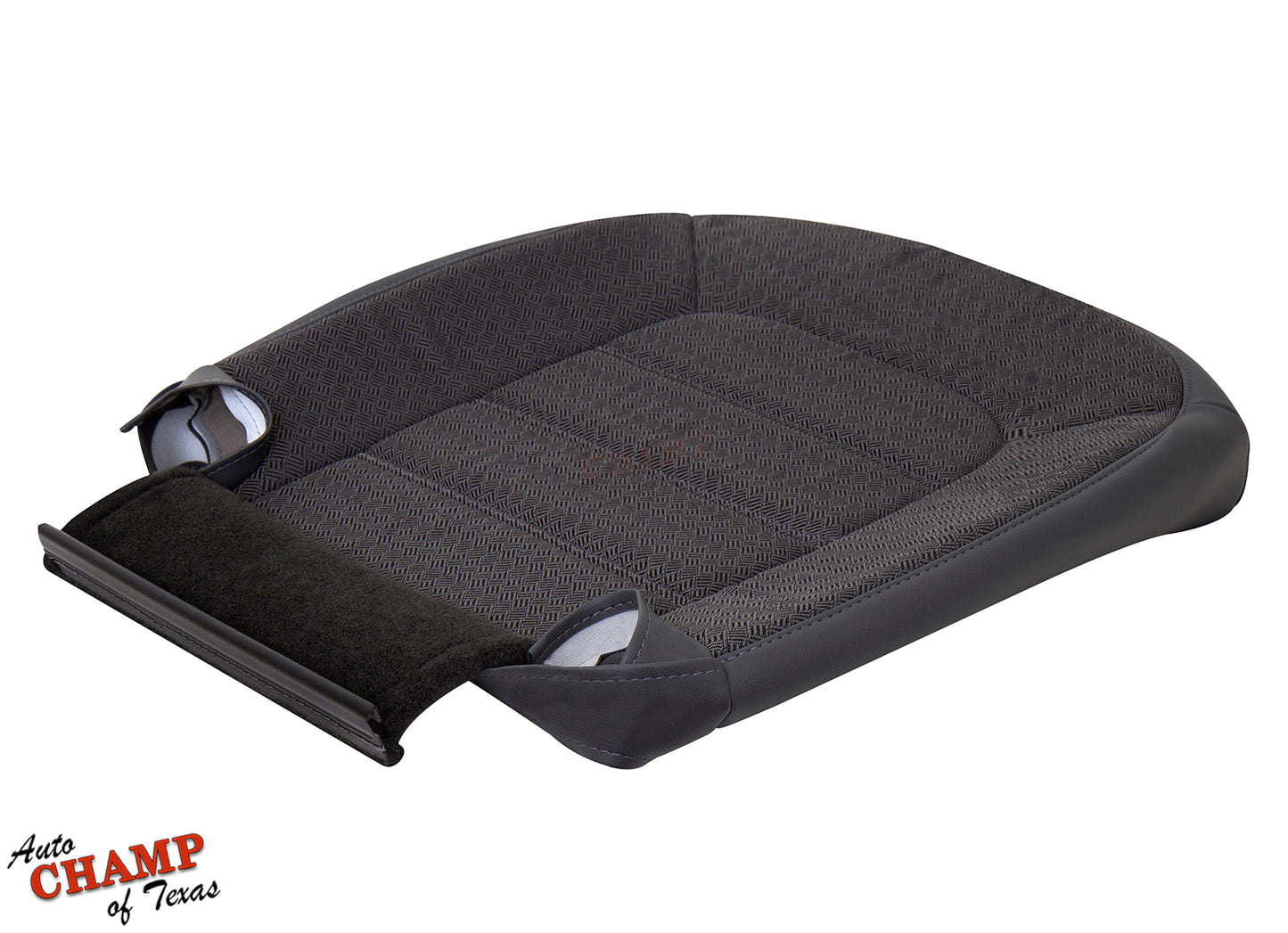 2002 2005 ford explorer xls bottom seat cover gray cloth backside view laying flat