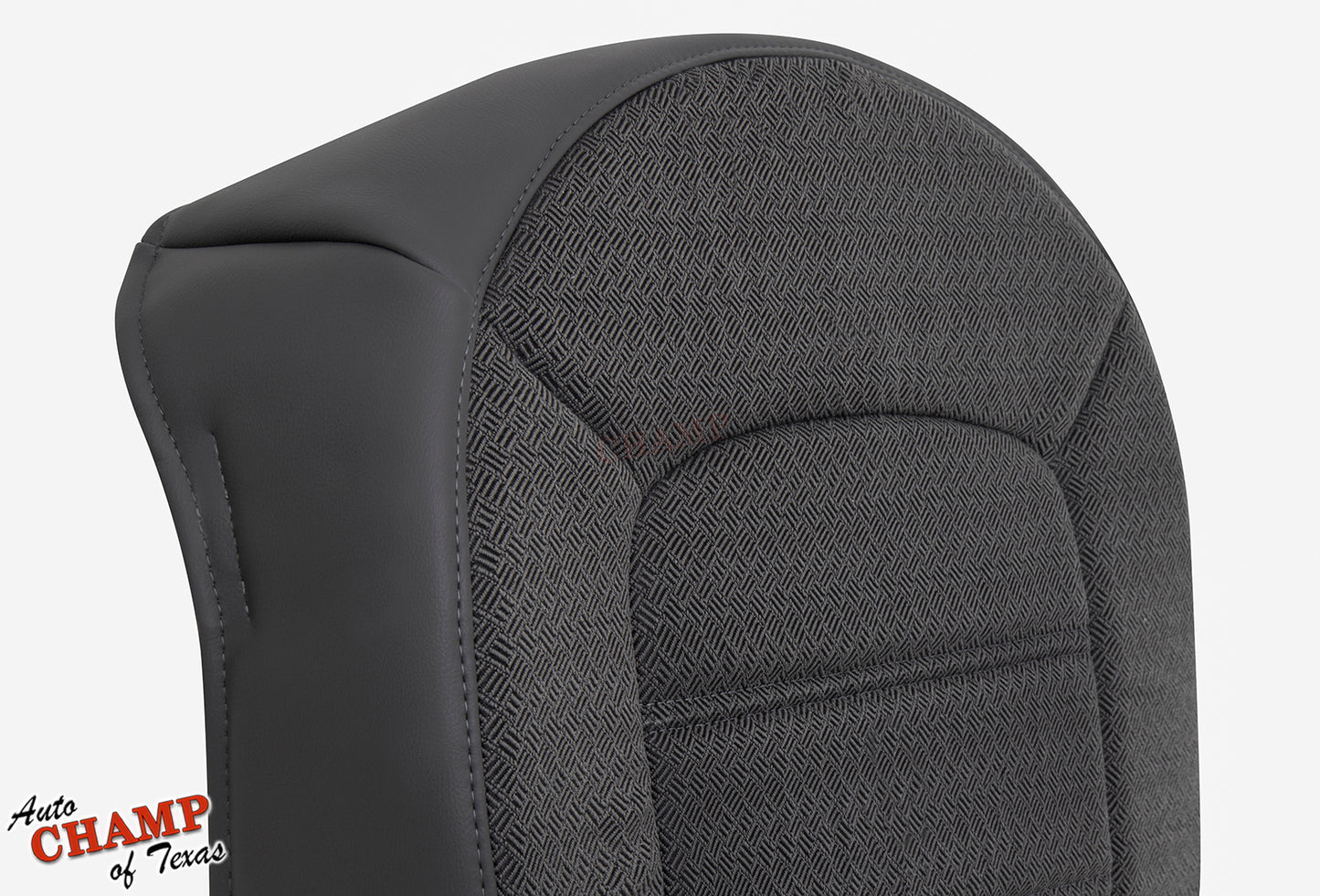 2002 2005 ford explorer xls bottom seat cover gray cloth side bolster closeup