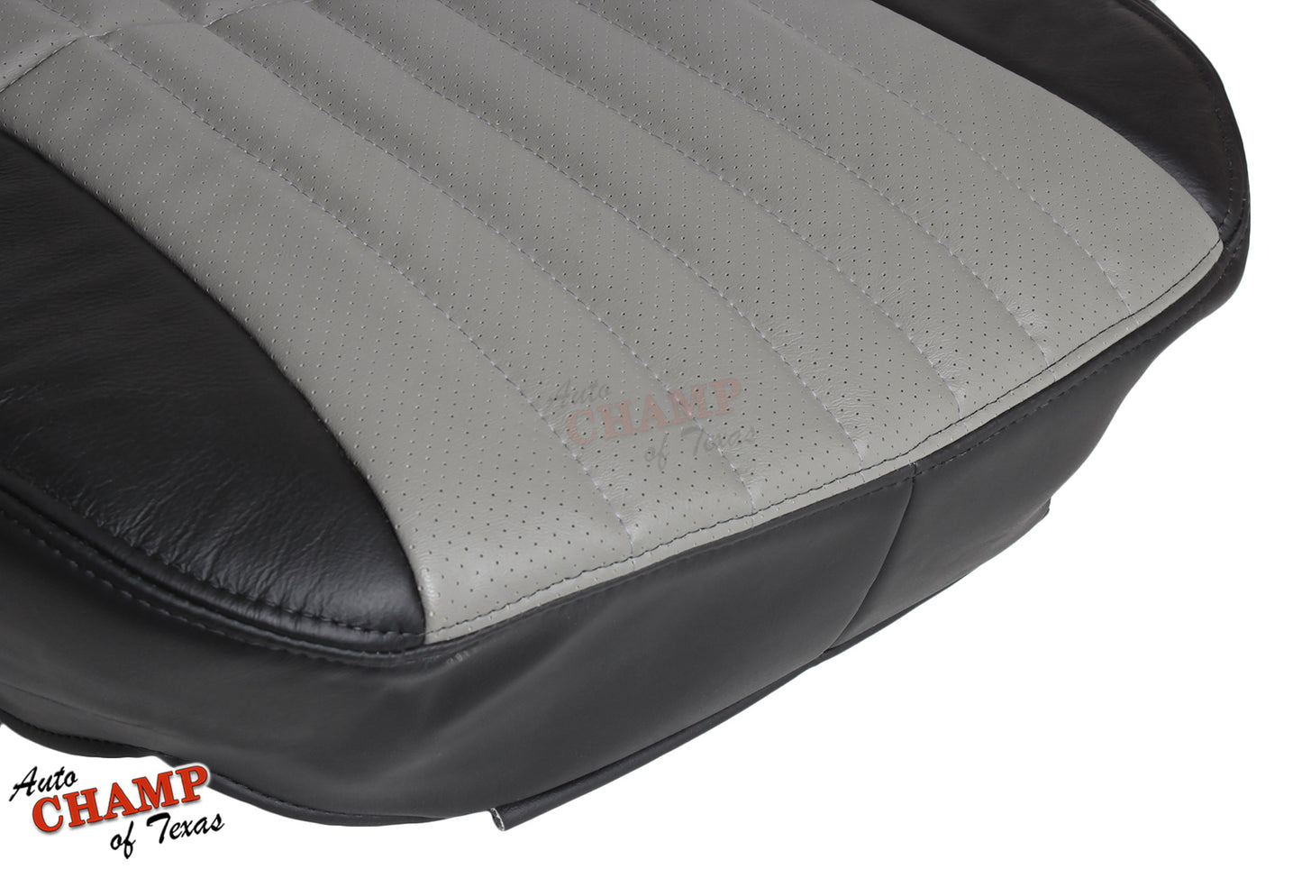 2002 camaro ss 35th anniversary edition driver seat cover leather black gray