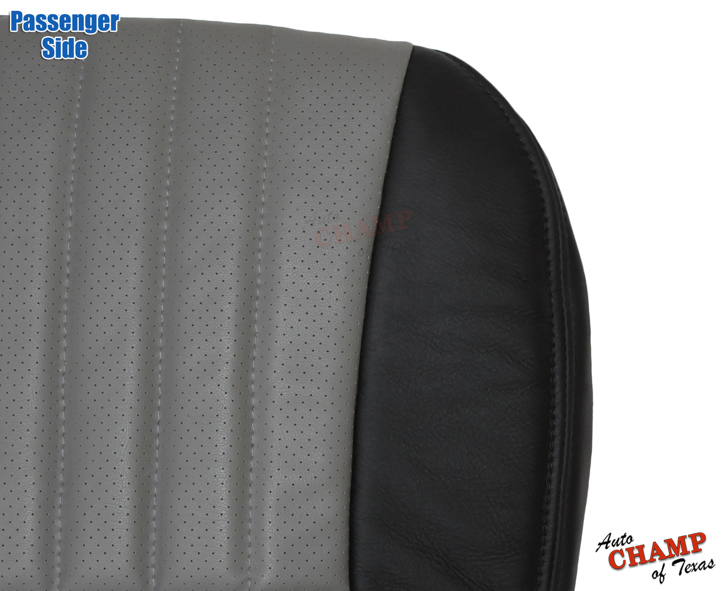 2002 camaro ss 35th anniversary edition passenger seat cover leather black gray