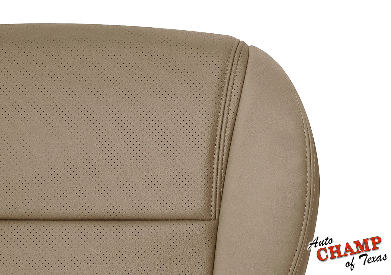2005 honda pilot tan bottom seat cover perforated