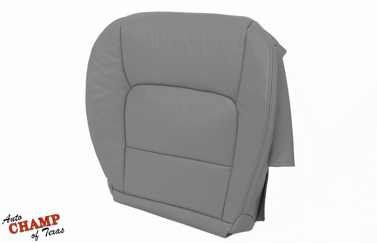 2003-2007 Lexus LX470 driver-side bottom seat cover replacement in gray leather. Premium-quality upholstery with factory-style stitching, designed for a seamless OEM fit.
