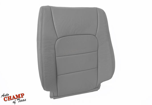 driver side lean back leather seat cover lexus lx470 medium flint gray 2003 2007