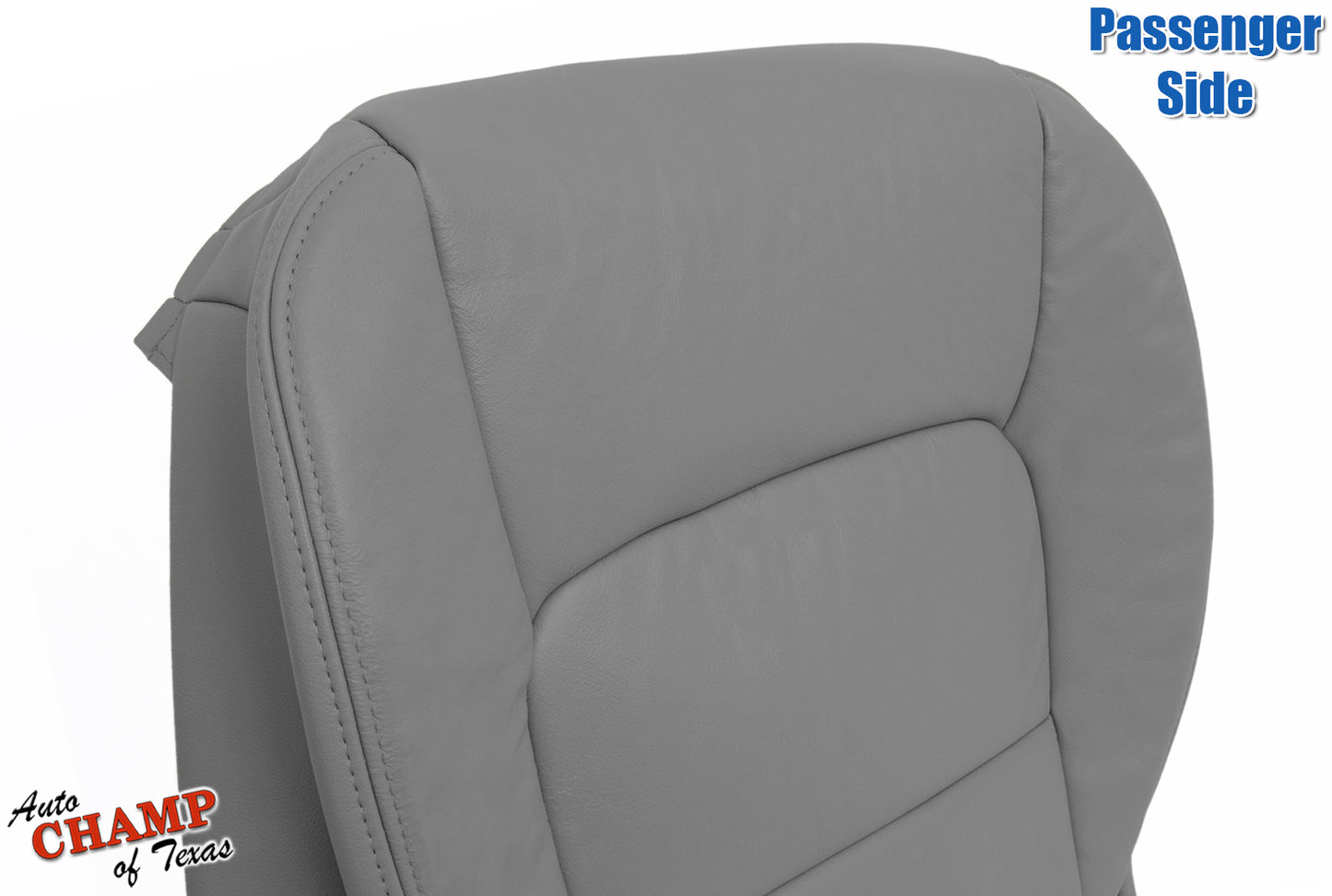 2003 2007 lexus lx470 driver side lean back leather seat cover medium flint gray