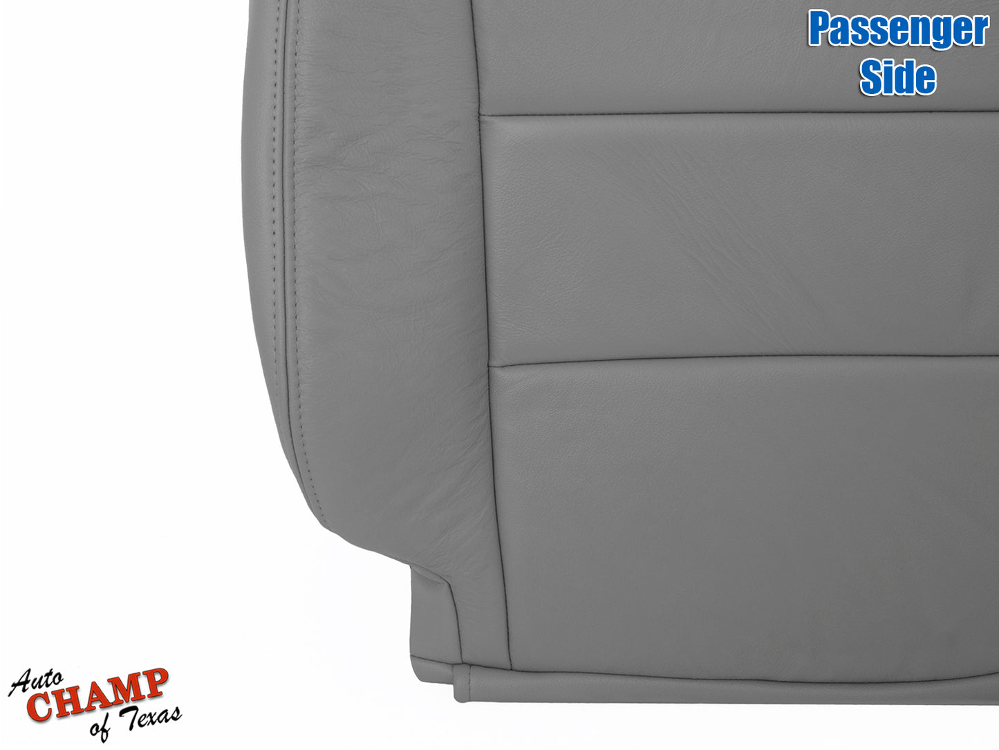 driver side lean back leather seat cover lexus lx470 medium flint gray 2003 2007