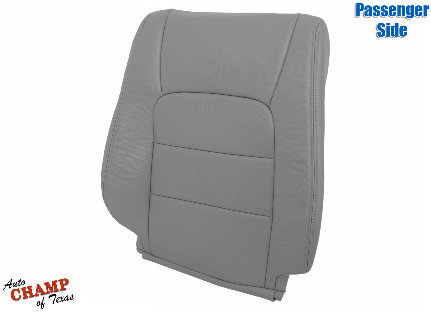 medium flint gray leather seat cover lexus lx470 driver side 2003 2007