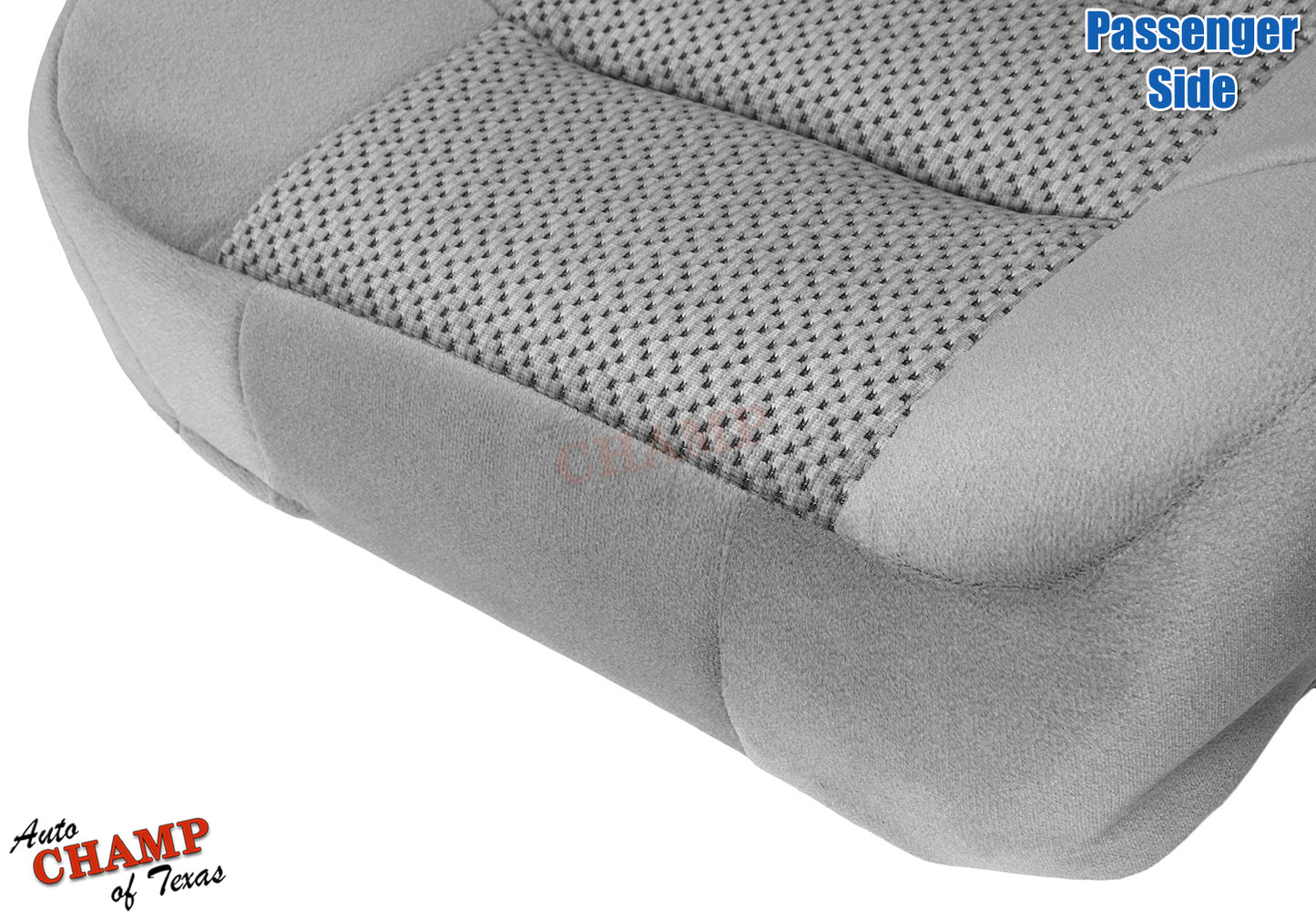 passenger seat base cover ford f150 2001 extended cab gray cloth