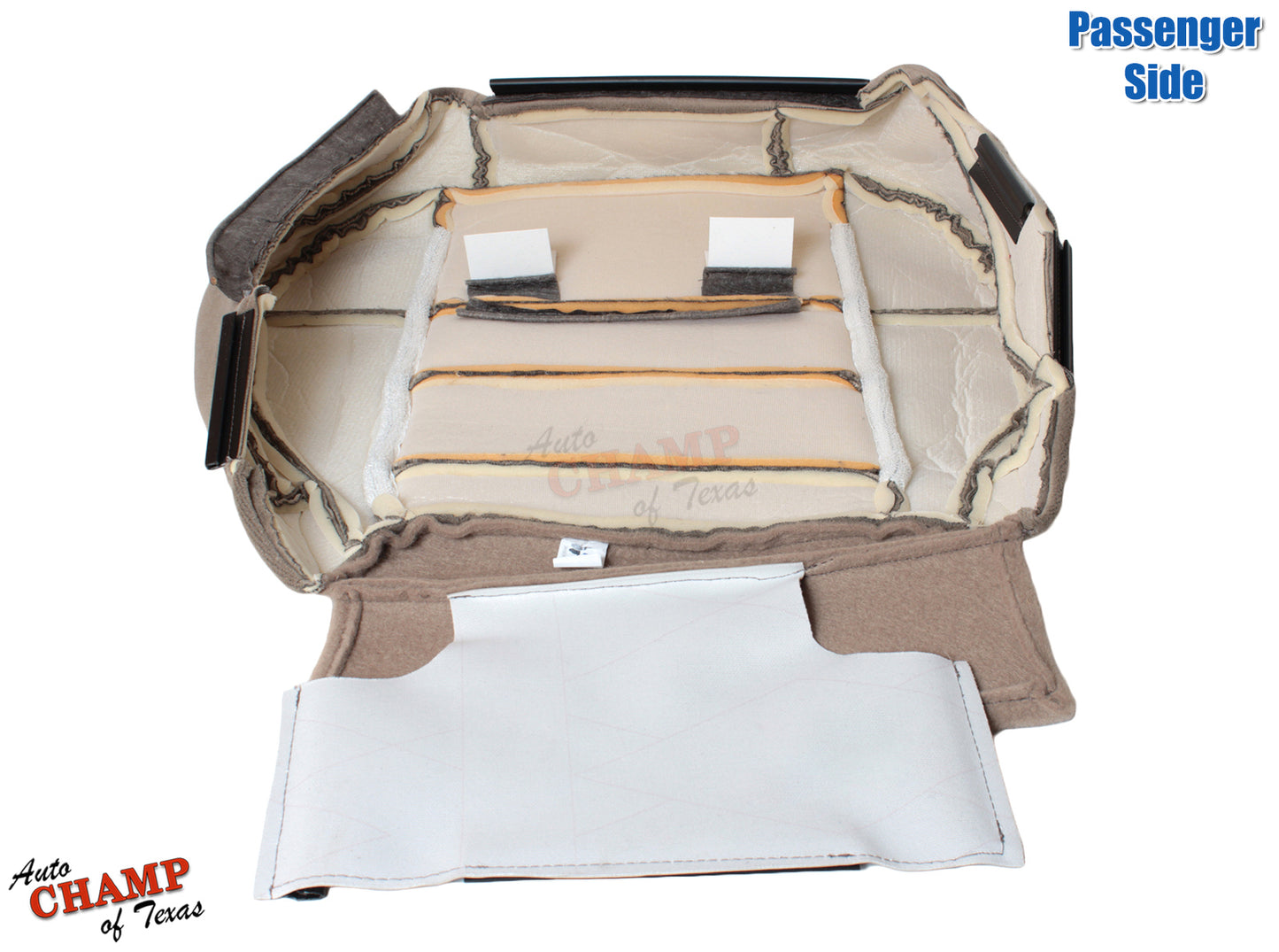 ford f150 2003 x cab passenger bench bottom seat cloth cover tan