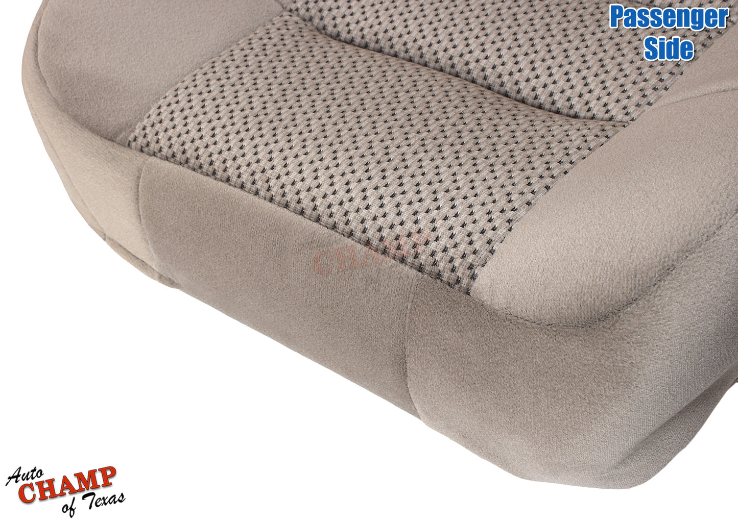 ford f150 x cab tan cloth passenger seat cushion cover 2003