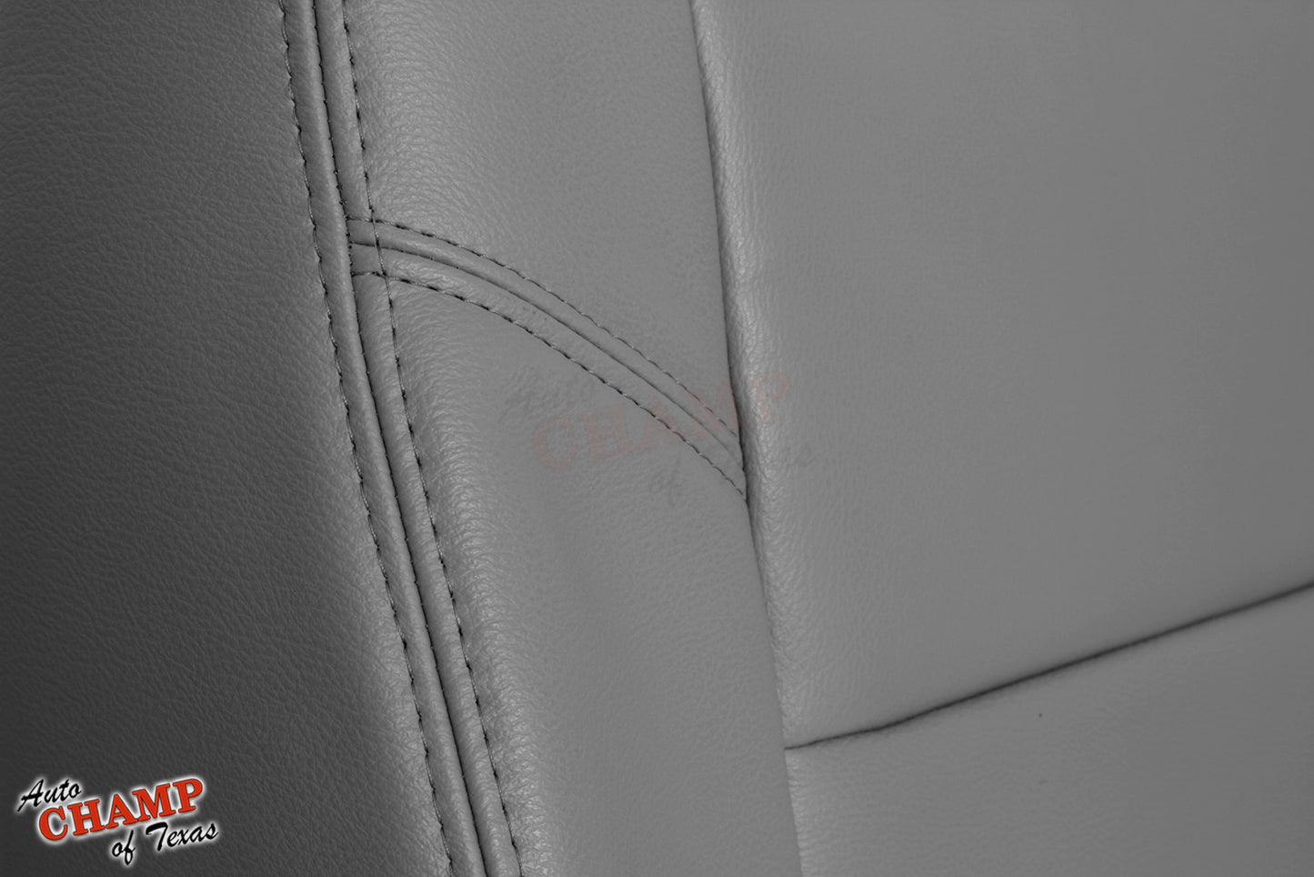 2005 2006 tundra gray seat cover stitching closeup premium material