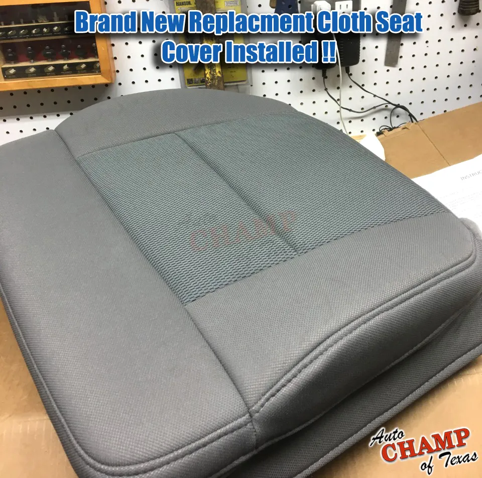 2004 2006 ford f150 stx gray seat cover installed cloth bottom