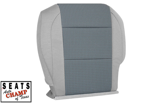2004-2007 Nissan Titan Driver Side Bottom Cloth Seat Cover 2-Tone Gray Steel & Titanium