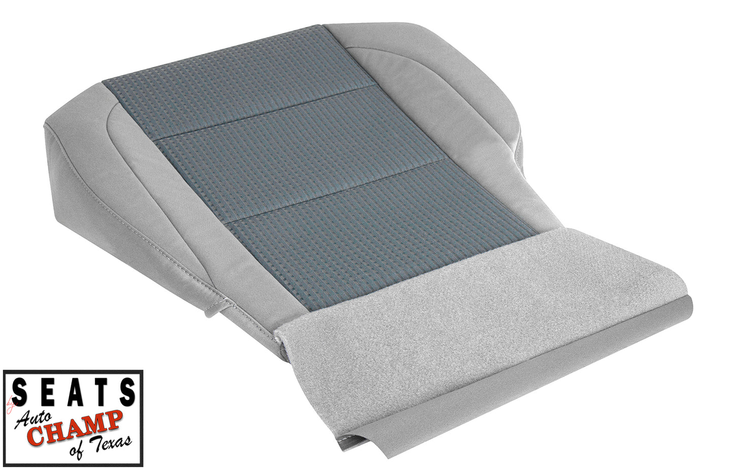 gray two tone driver seat titan bottom cover cloth