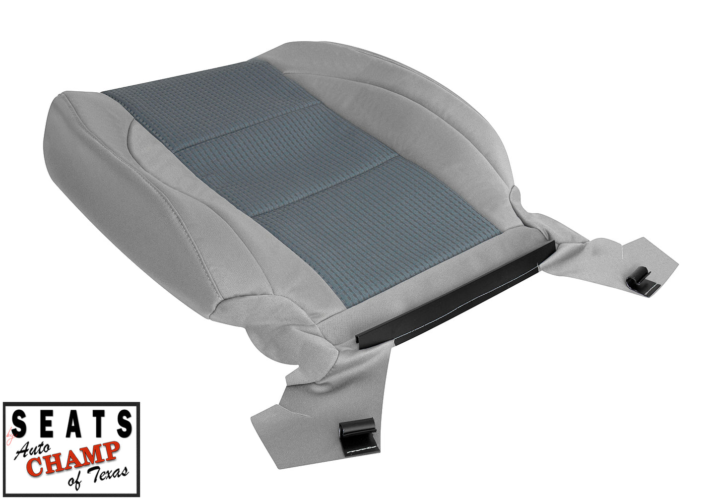driver lean back seat cover titan gray cloth