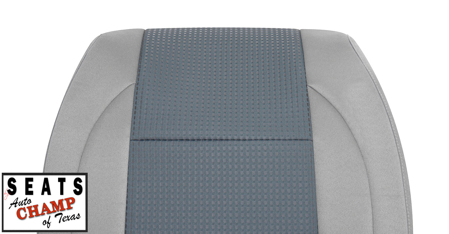 2004 2007 nissan titan cloth gray lean back