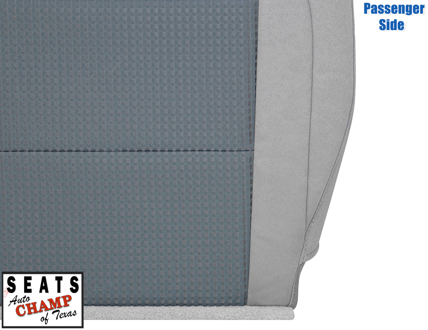 nissan titan cloth seat passenger bottom cover gray