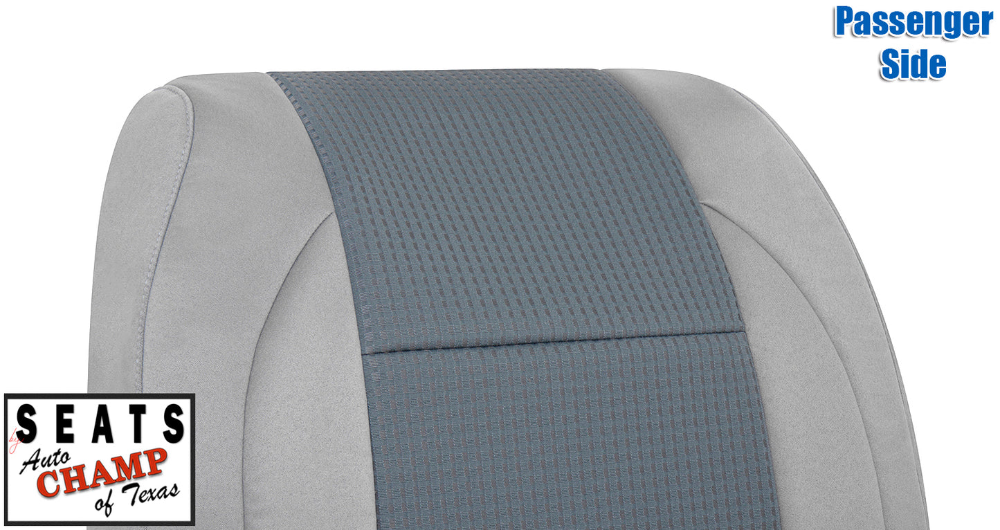 gray lean back seat nissan titan cloth