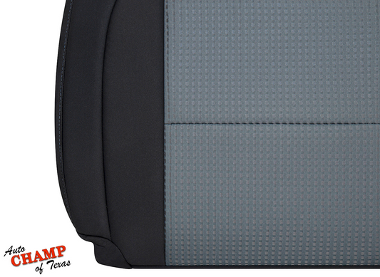 black and gray driver back cloth seat cover replacement nissan titan 2004 2007